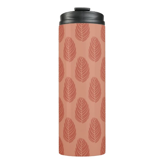Termo Bosque Eco Arcilla Naranja Terracota (Anverso)