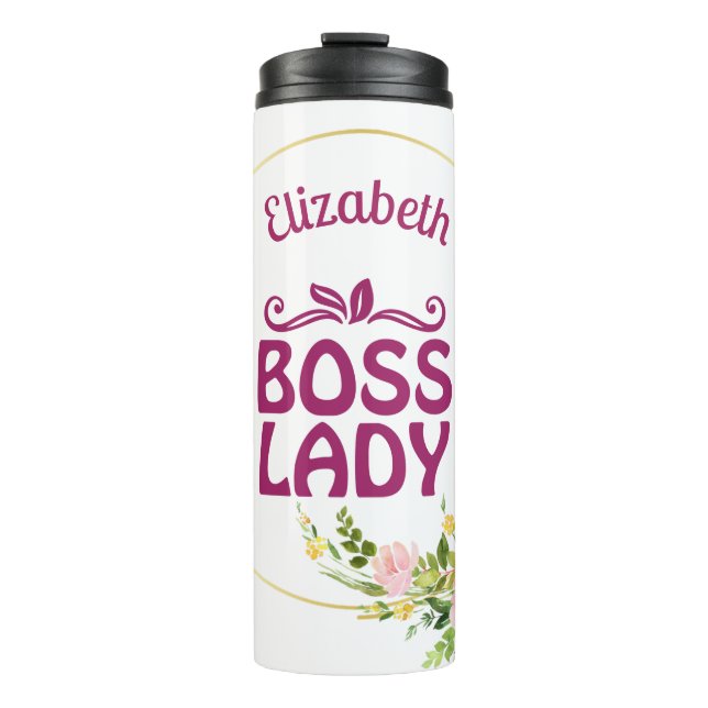 Termo Bosque Lady Guay Floral Pink Textos (Anverso)