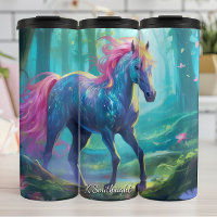 Bosque Místico del Caballo Crin Colorida