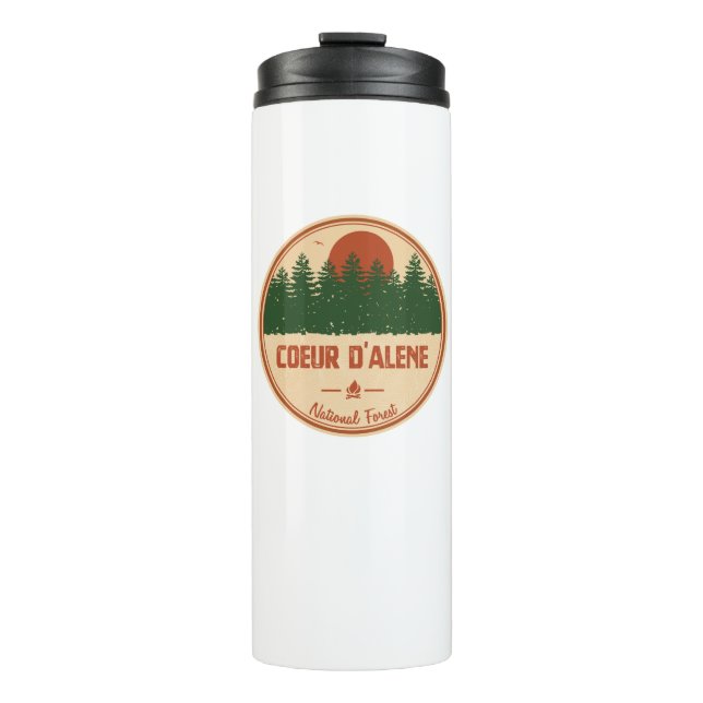Termo Bosque Nacional Coeur D'Alene (Anverso)
