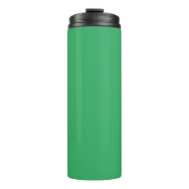 Termo Botón personalizado esmeralda verde