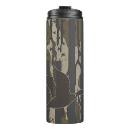 Termo Bottomland Camo Duck Caza Bandera Americana Estado