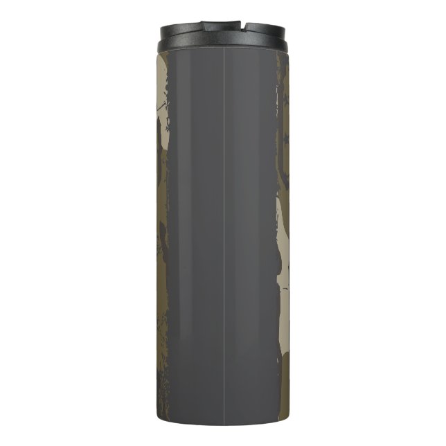Termo Bottomland Camo Duck Caza Bandera Americana Estado (Reverso)