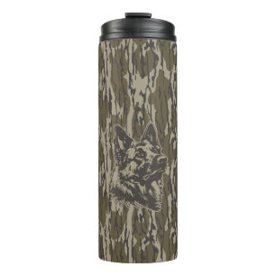 Termo Bottomland Camo German Shepherd Silhouette