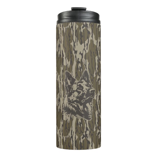 Termo Bottomland Camo German Shepherd Silhouette (Anverso)