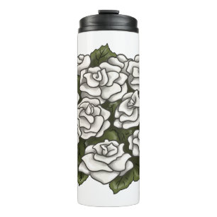 Termo Bouquet rosa blanco
