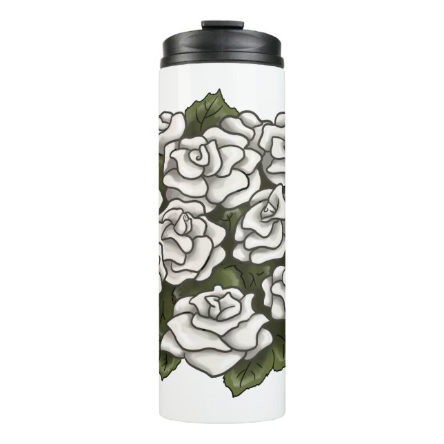 Termo Bouquet rosa blanco (Anverso)
