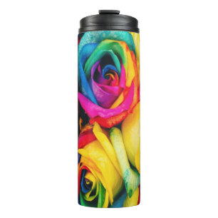 Termo Bouquet Rosas arcoiris