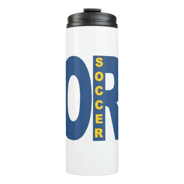 Termo Bouteille isotherme blanche  OREGON  SOCCER  (Anverso)