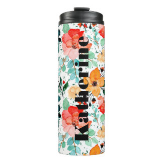 Termo Bouteille Isotherme Joli motif Floral