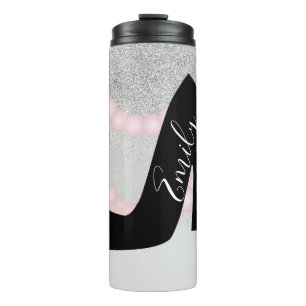 Termo Boutique Ombre Faux Brillo Monograma Nombre