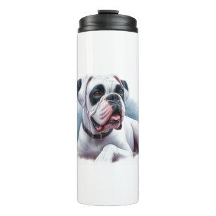 Termo 🐾 Boxer Dog Gracety Guardian en acuarela