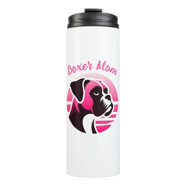 Termo Boxer Dog Mom in Pink (Anverso)