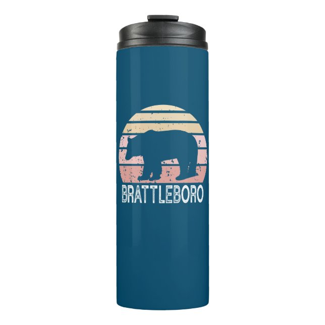 Termo Brattleboro Vermont Retro Bear (Anverso)