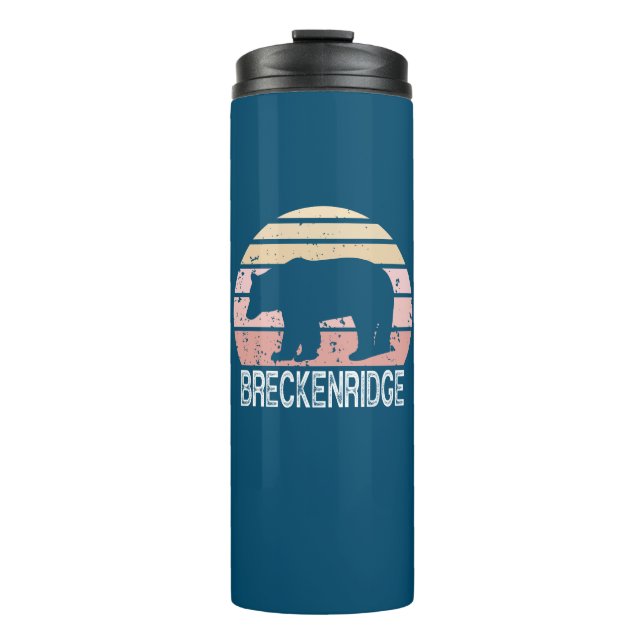 Termo Breckenridge Colorado Retro Bear (Anverso)