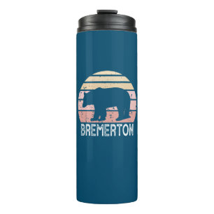 Termo Bremerton Washington Retro Bear