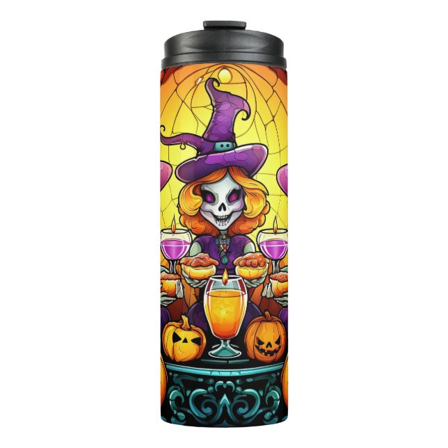 Termo Brew de la bruja de Skeleton (Anverso)