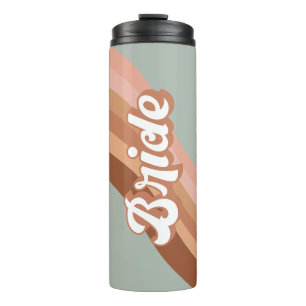 Termo Bride 70 Groovy Retro Boho Moda Termal Tumbler