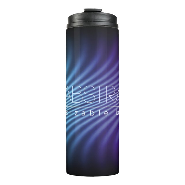 Termo Bright neon lines background with 80s style1980, 8 (Anverso)