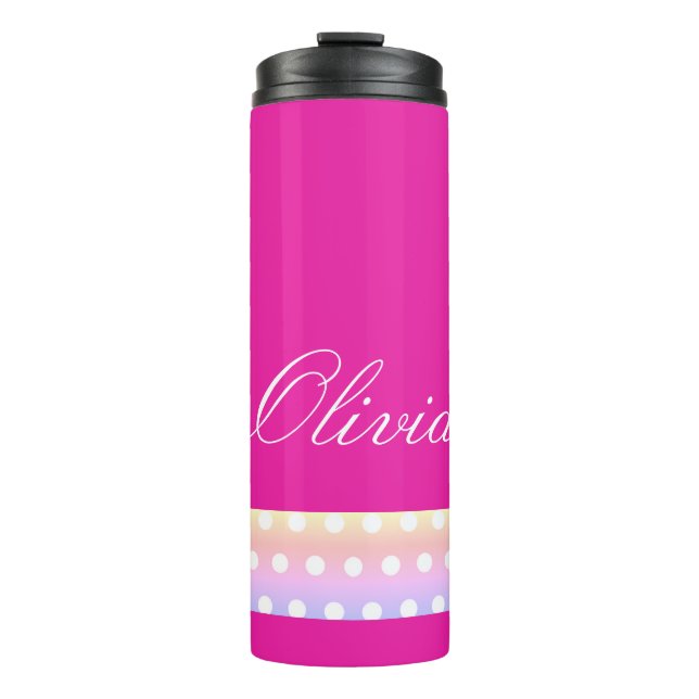 Termo Bright Pink and Pola Dots  (Anverso)