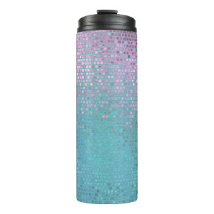Termo Brillante Abstracto Mosaic Multicololor Glosa