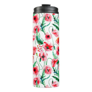 Termo Brillante y maravilloso verano otoño hierba fl