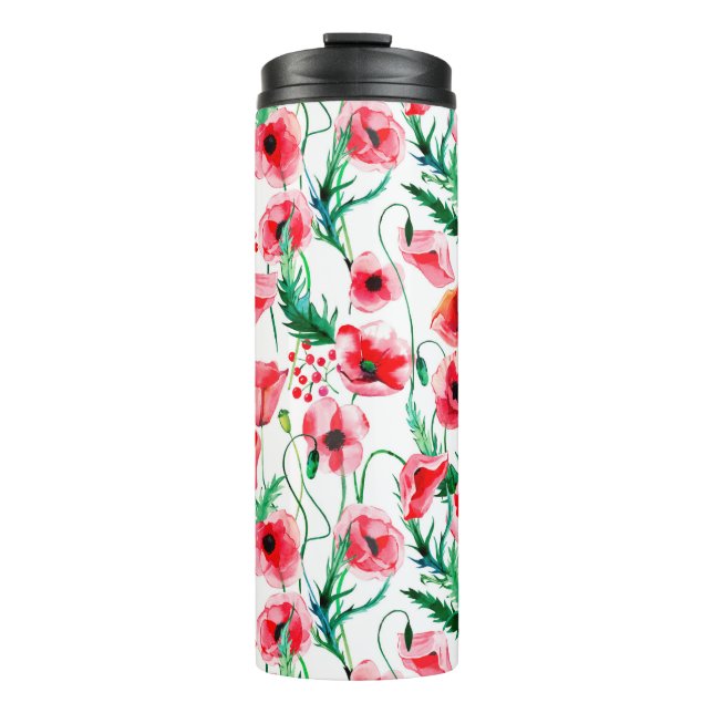 Termo Brillante y maravilloso verano otoño hierba fl (Anverso)