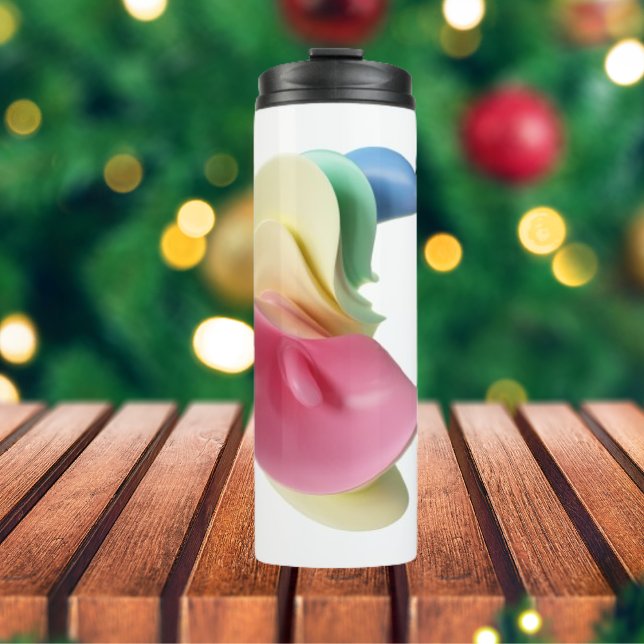 Termo Brillo del día: Tumbler térmico de color fresco (Subido por el creador)