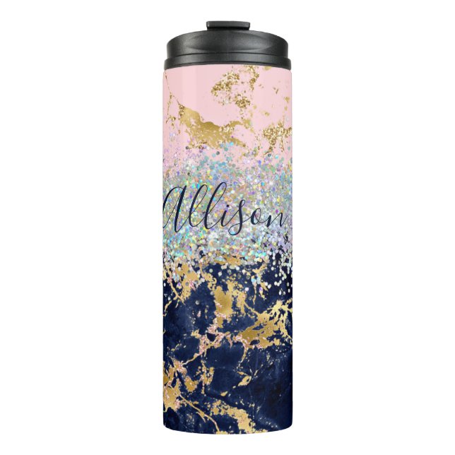 Termo Brillo y mármol personalizados  (Anverso)