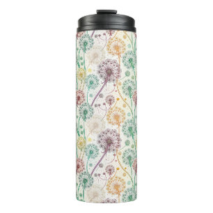 Termo Brisa de Dandelion con arco iris - Floral capricho