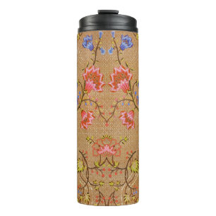Termo Brocade Imperial Red-Gold de Nanjing en China