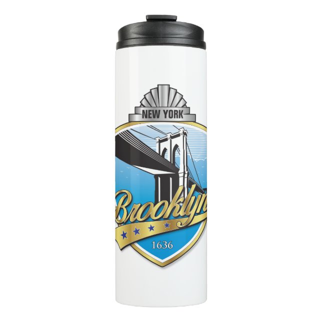 Termo Brooklyn Design Gold (Anverso)