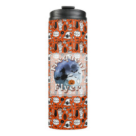 Termo Broomstick de travesía frecuente de Halloween para