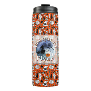 Termo Broomstick de travesía frecuente de Halloween para