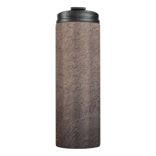 Termo Brown and white floral textile