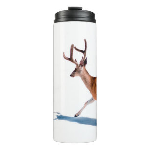 TERMO BROWN DEER ON WHITE BACKGROUND