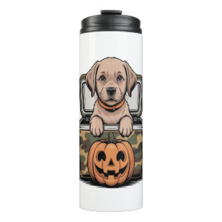 Termo Brown Lab Dog Halloween Spooky