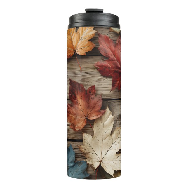 TERMO BROWN TAN BLUE FALL OTOMN HOJAS (Anverso)