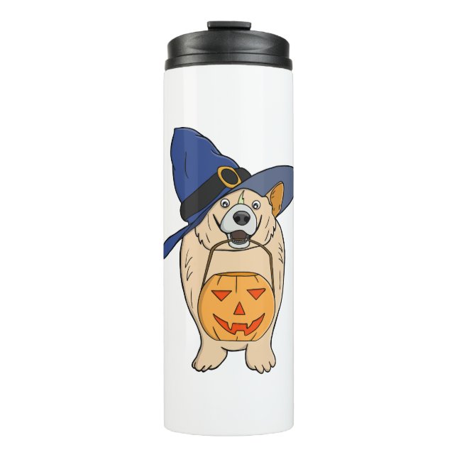 Termo Bruja de Calabaza Perro (Anverso)