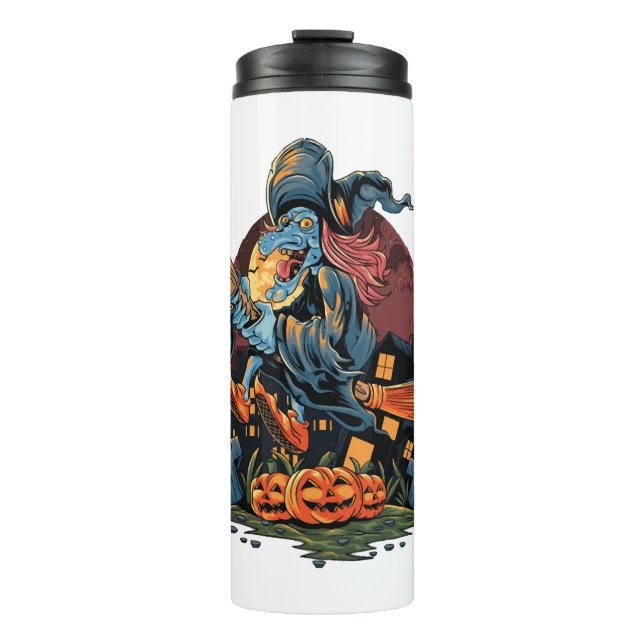 Termo Bruja de Halloween (Anverso)