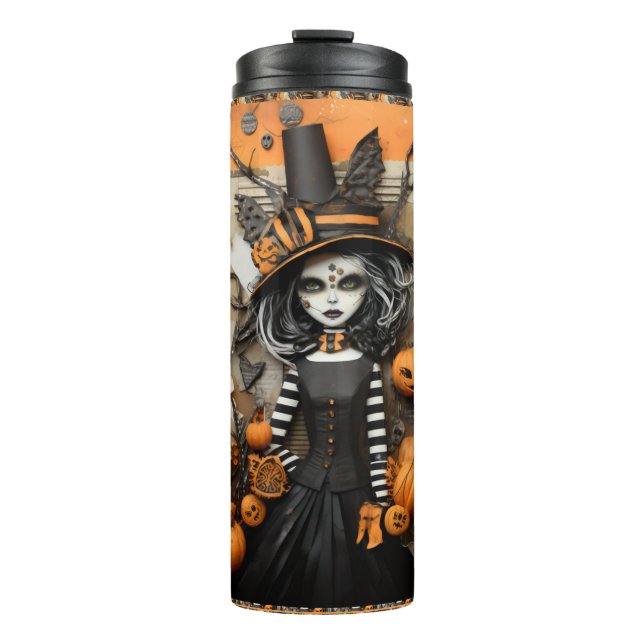 Termo Bruja de Halloween (Anverso)