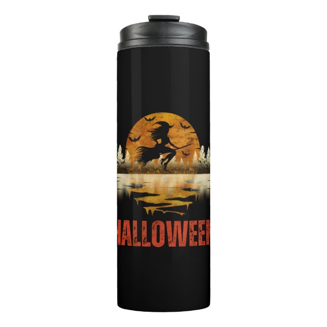 TERMO BRUJA DE NOCHE DE HALLOWEEN (Anverso)