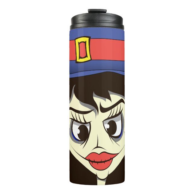 Termo Bruja encantadora de Halloween (Anverso)