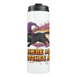 Termo bruja gato negro Classic T-Shirt