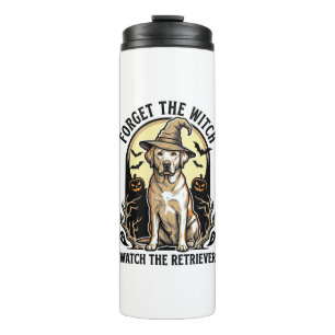 Termo Bruja Labrador de Halloween Perro Retriever Vintag