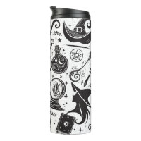 Bruja Mágica Caprichosa Wicca Pagana Blanco y Negr