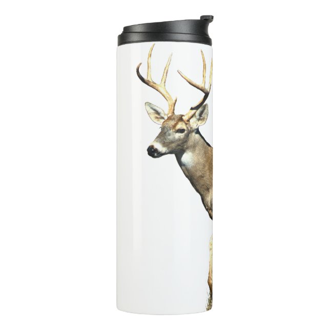 Termo Buck de ciervo con cola blanca (Rotado hacia la izquierda)