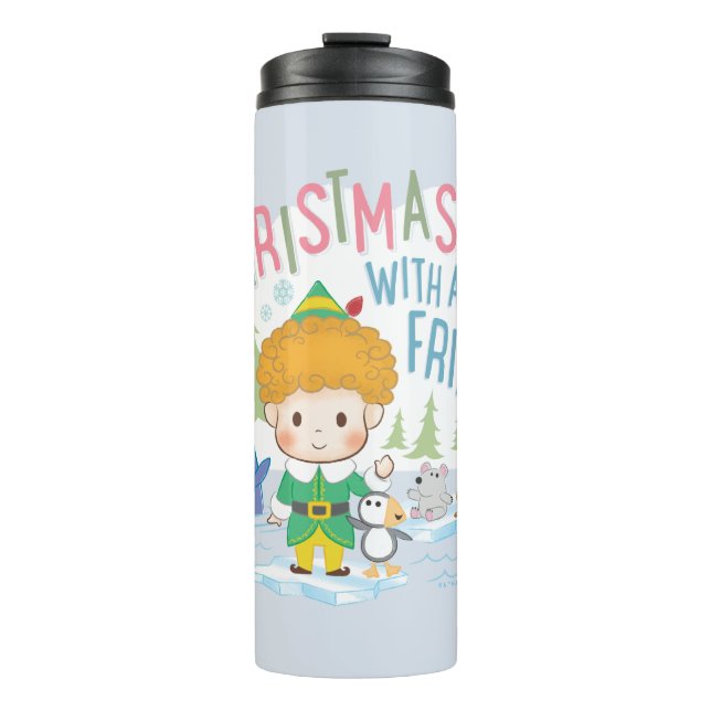 Termo Buddy the Elf Navidades con todos mis amigos (Anverso)