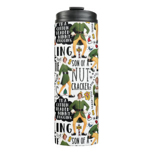 Termo Buddy the Elf Quote Pattern
