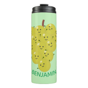Termo Buen ilustracion de uvas personalizados